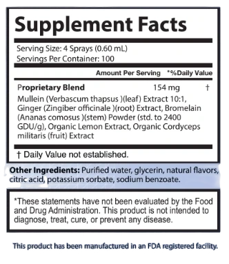 Breathizen Supplement Facts