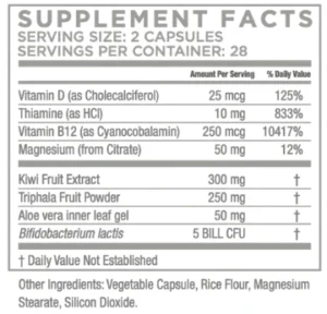 Total Bowel Release Supplement Facts